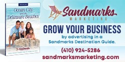 a book cover with the title, grow your business by advertising in a sandmark destination guide