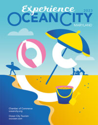 the cover of an ocean city magazine