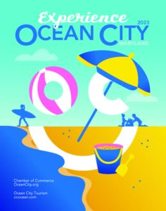 an advertisement for the experience ocean city visitors guide