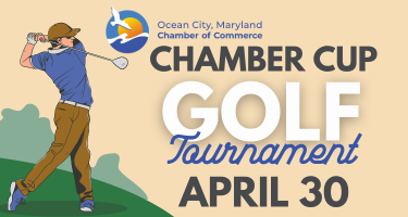 a poster for the chamber cup golf tournament