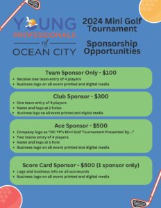 a flyer for the ocean city open golf tournament